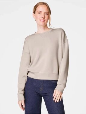 NWOT Spanx: AirEssentials Crewneck in Bone